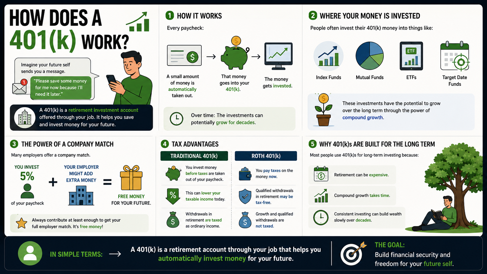 How Does a 401(k) Work?